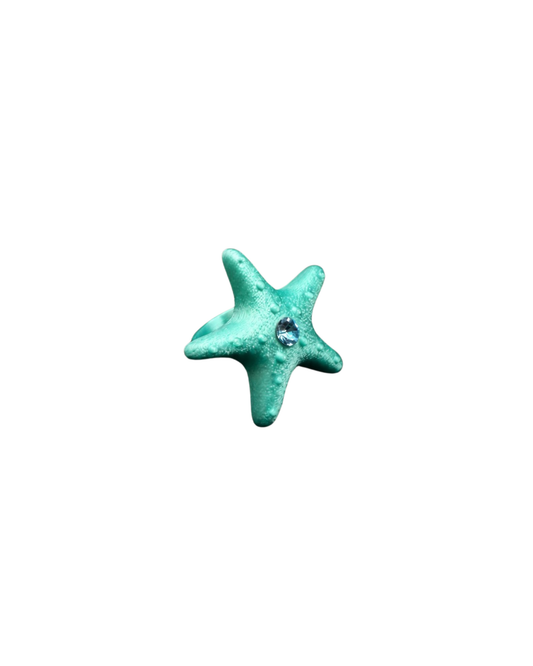 SATIN STARFISH RING