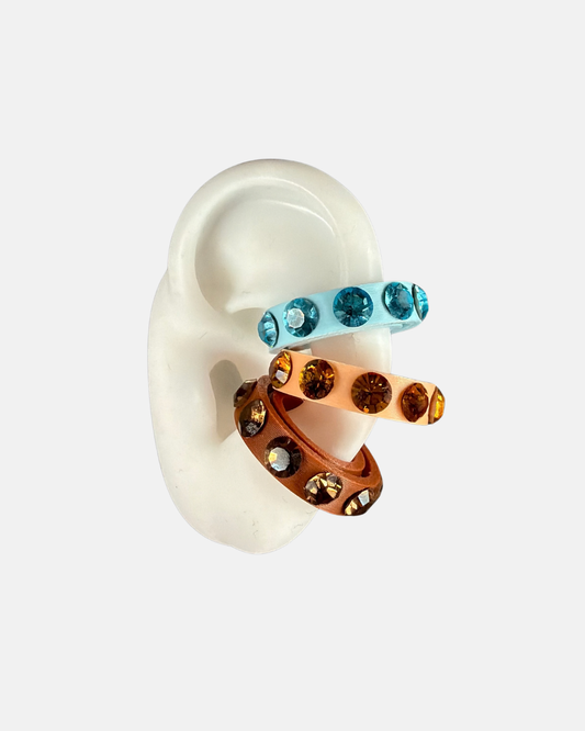 CRYSTAL EAR CUFFS