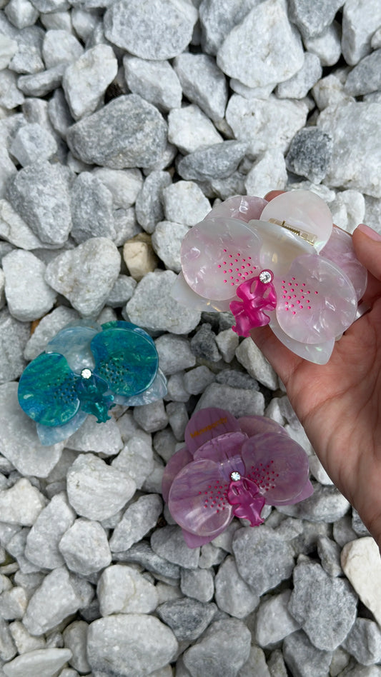 ORCHID HAIR CLIP