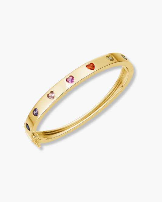 Heart Bangle 6.5 in