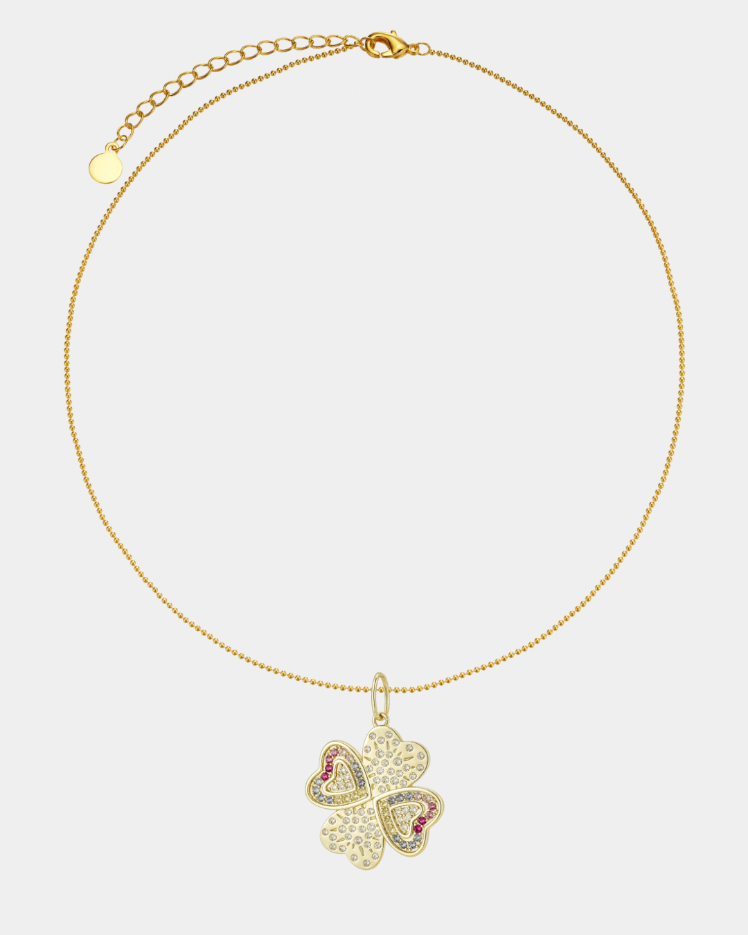 PASTEL LUCKY CHARM NECKLACE