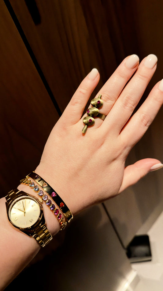 Heart Bangle 6.5 in