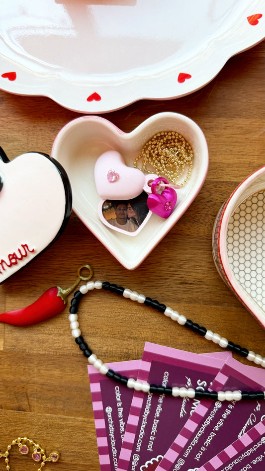 HEART RELIQUARY WITH CHAIN