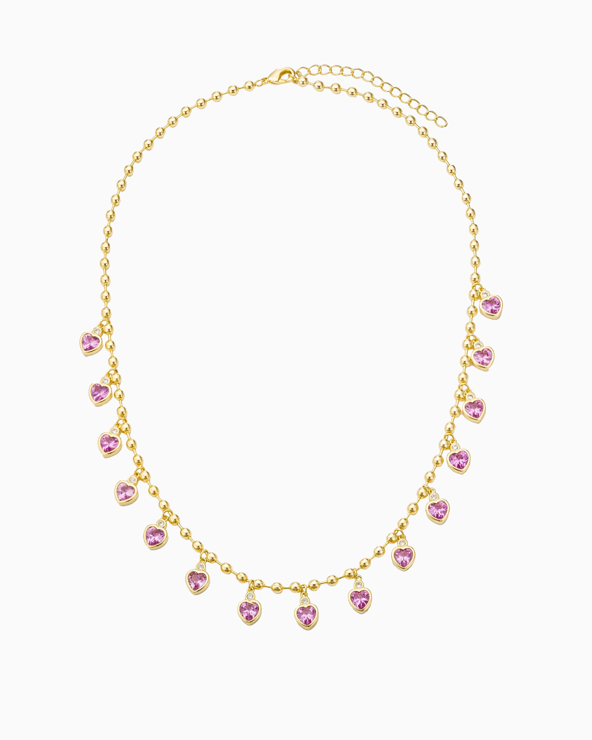 Pink Heart Necklace
